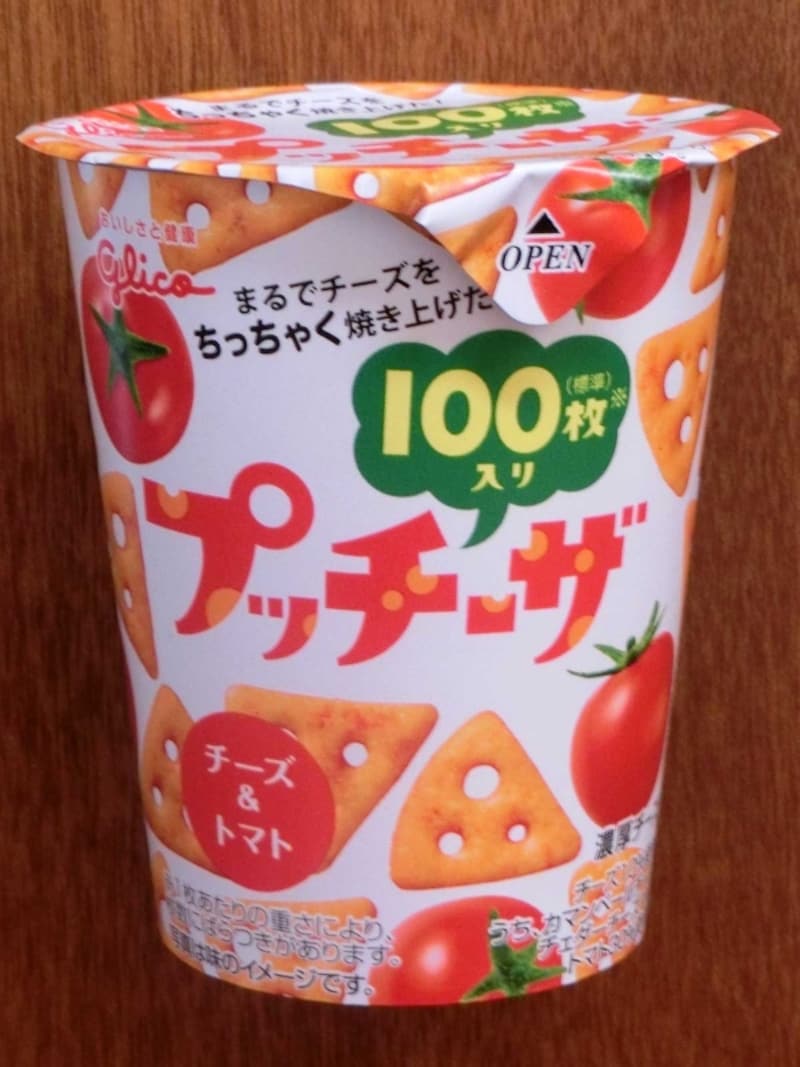 江崎グリコプッチーザチーズ&トマト