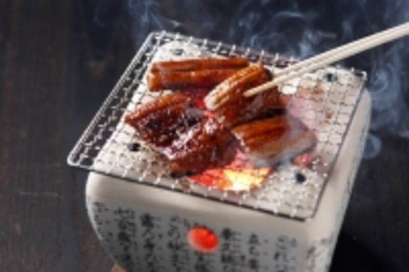 鰻の炭火焼