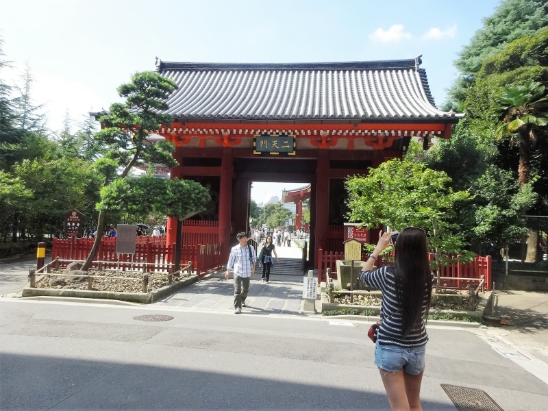 観光客がまばらなことが多い