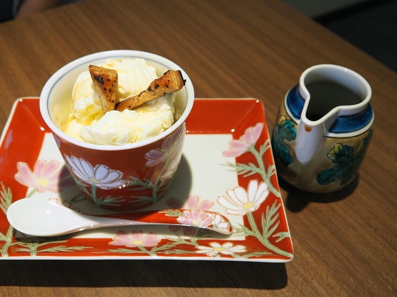 ドリップコーヒーエキスのアフォガード@橘珈琲店