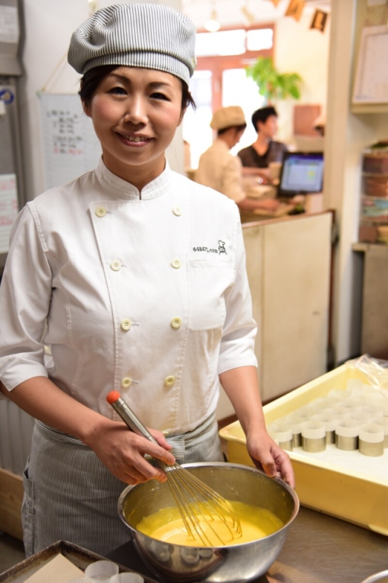オーナーパティシエールの鵜野友紀子さん