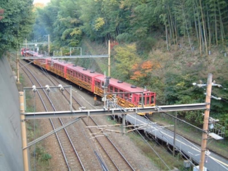 2 4 トロッコと川下りで2倍楽しむ保津川の紅葉 京都 名所 旧跡 All About