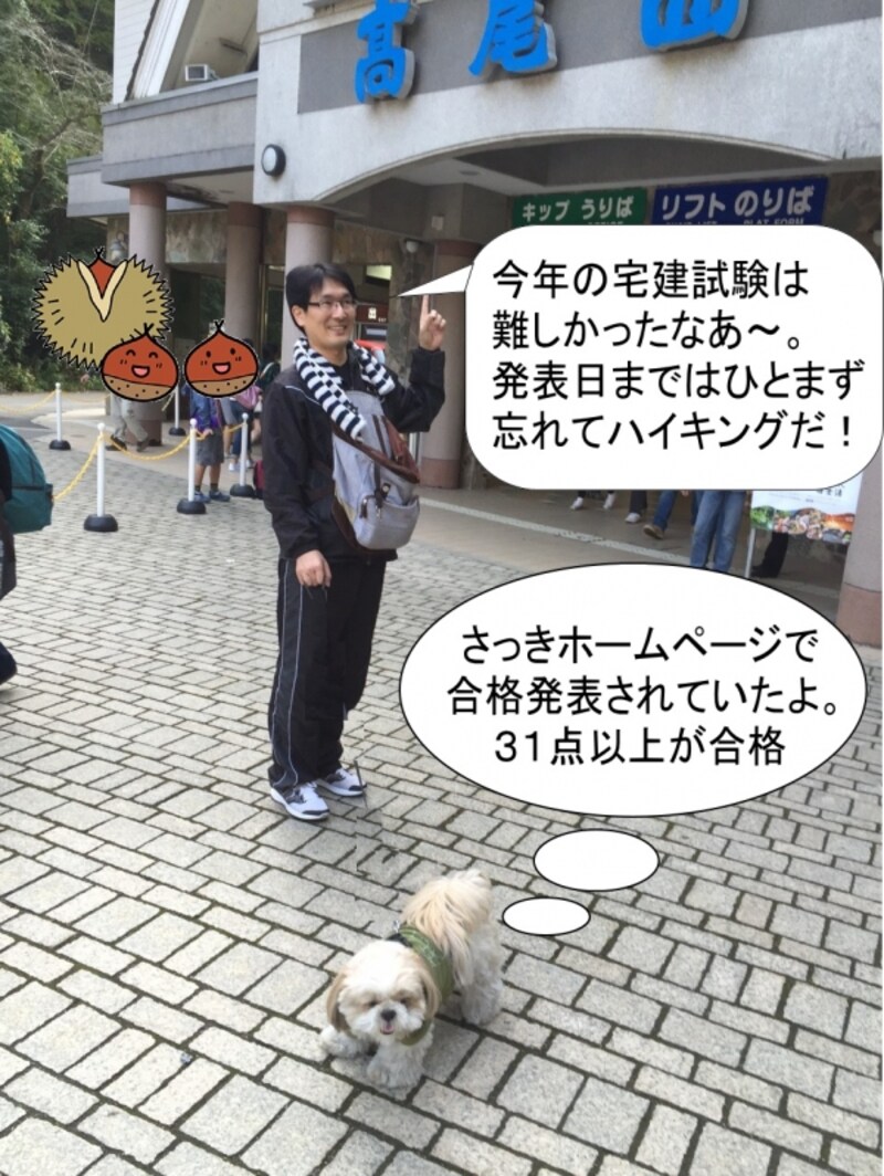 平成年度宅建試験の合格ラインを紹介する写真