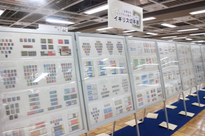 イギリス切手展の様子