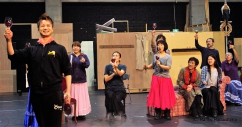 『スクルージ』稽古より。(C)Marino&nbsp;Matsushima