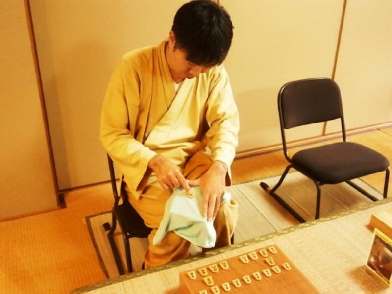 時間があれば駒の手入れ