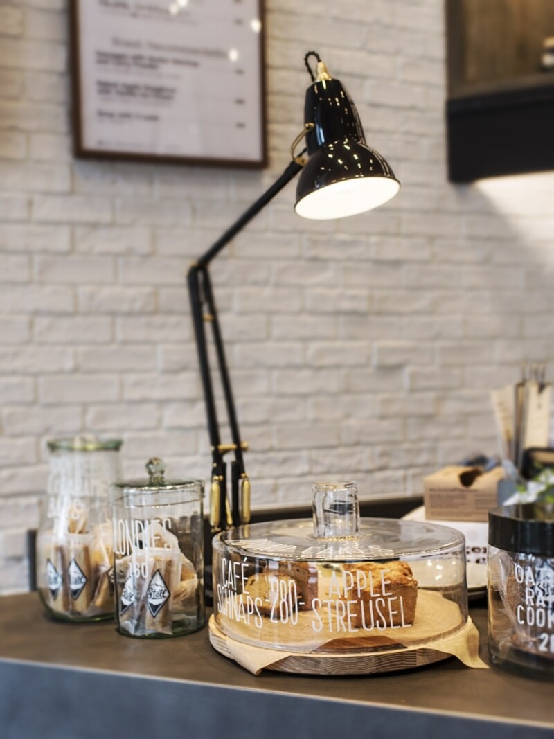 注文カウンターの一角