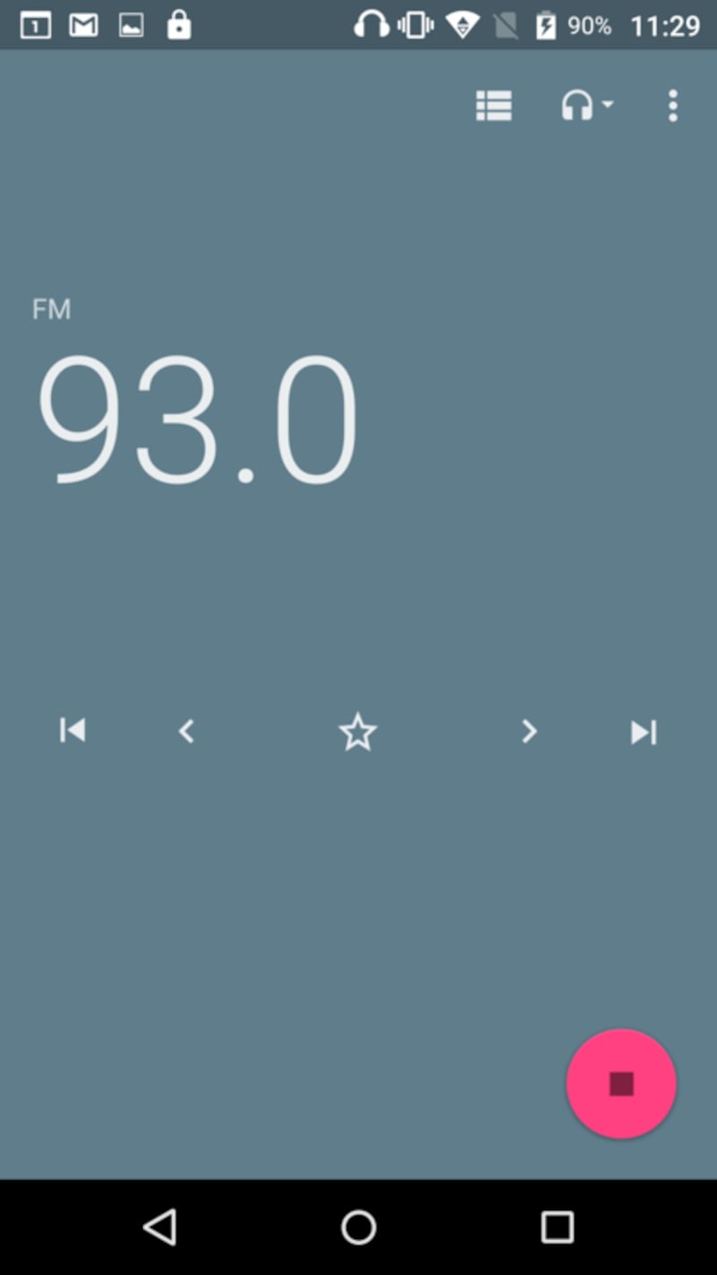 FMラジオ機能を内蔵