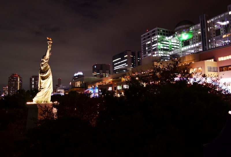 お台場らしい夜景