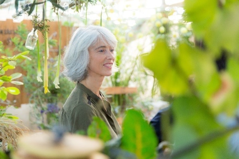 デザイナー・フローリストのクラリス・ベローさん