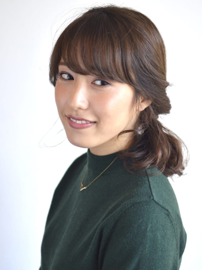 耳あたりにボリュームがあるとバランスがよい