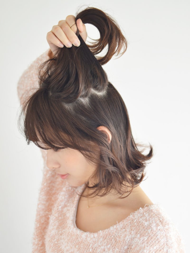 ざっくり手ぐしでよい