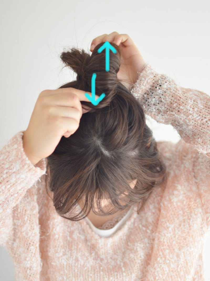 輪っか部分を崩すイメージ