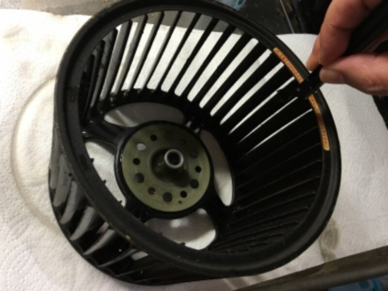 換気扇（シロッコファン）掃除に便利な親方棒