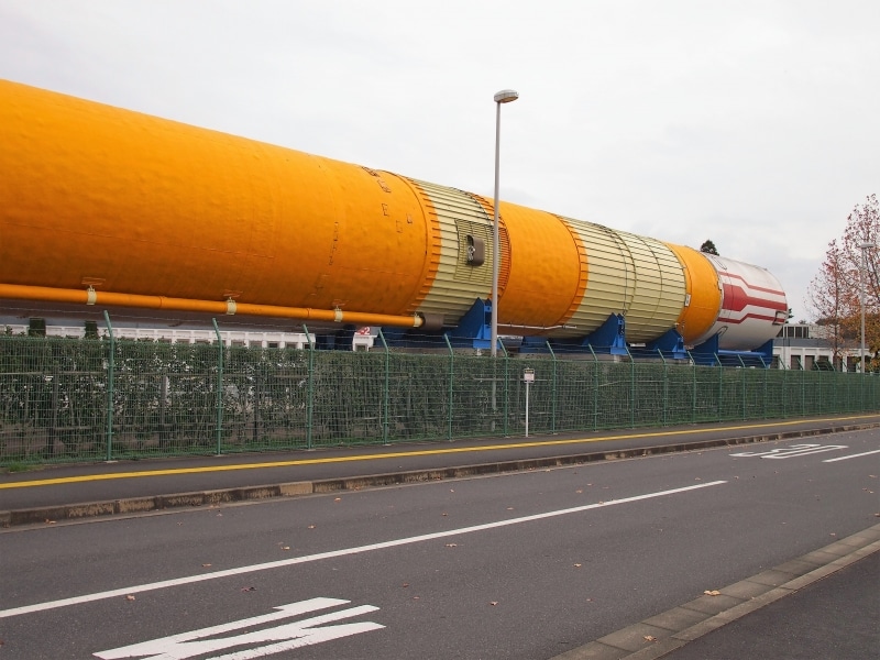 いろいろな映画やドラマ、漫画などの舞台になっているJAXA筑波宇宙センター