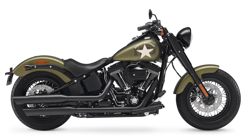 HARLEY-DAVIDSON FLSS Softail SLIM S(Olive Gold Denim)