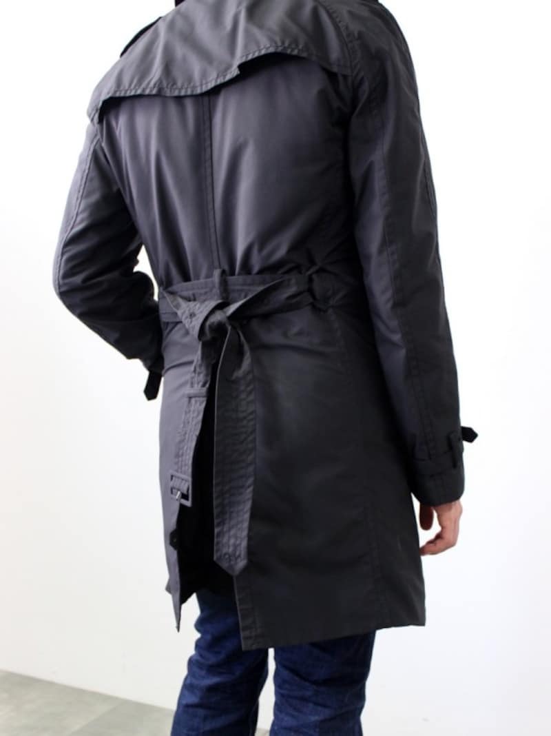 トレンチコート,ベルト,メンズ,ファッション,男性,ビジネス,マナー,コート,トレンド