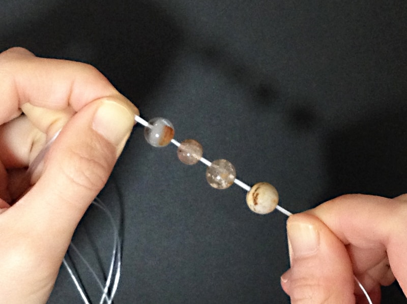 天然石ブレスレットの作り方