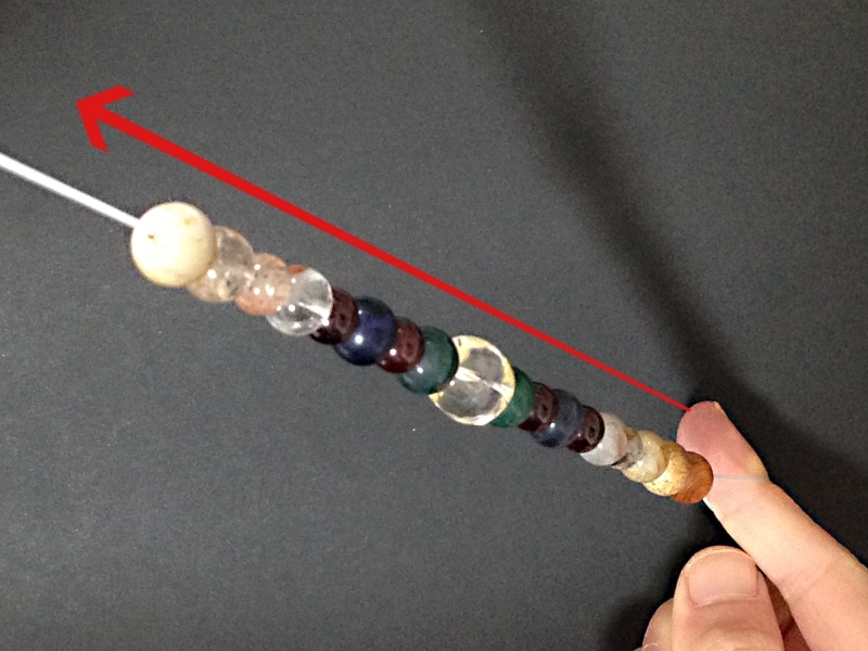 天然石ブレスレットの作り方