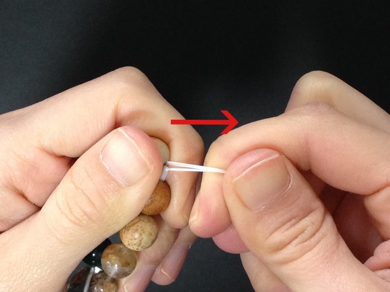 天然石ブレスレットの作り方