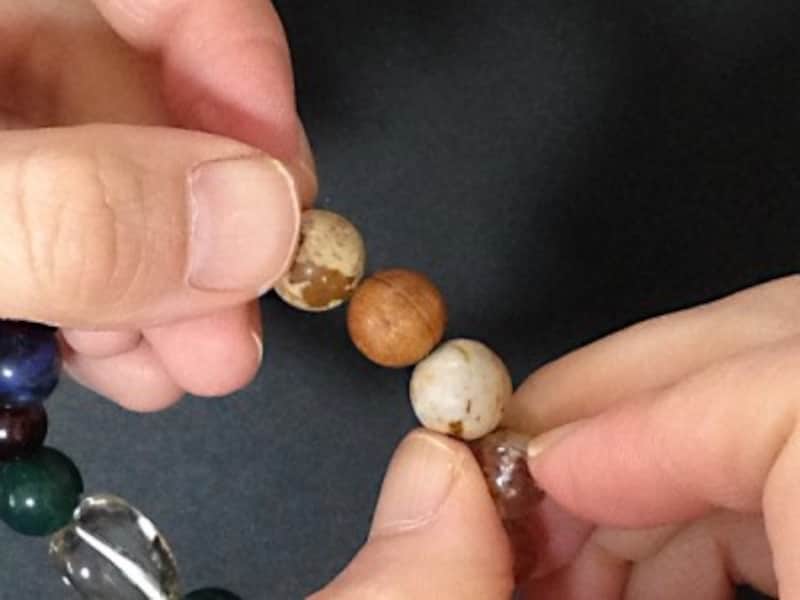 結び目が見えなくなればOK