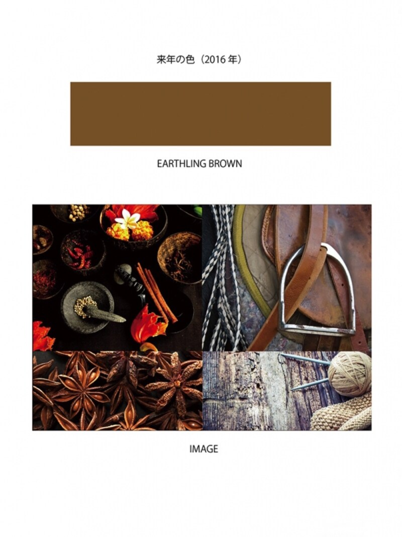 JAFCAが発表した、2016年の色「アースリング」