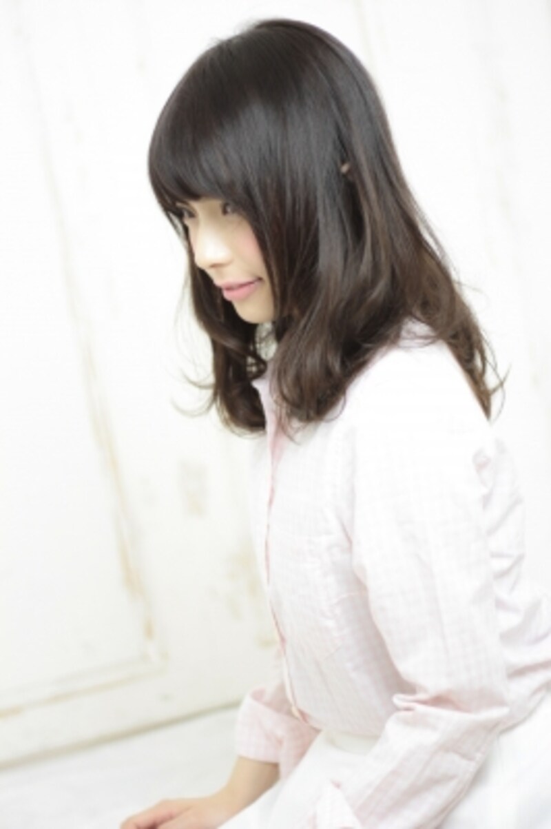 2 2 お手入れ楽チン 石原さとみさん風黒髪ミディアムヘア ヘアスタイル 髪型 All About