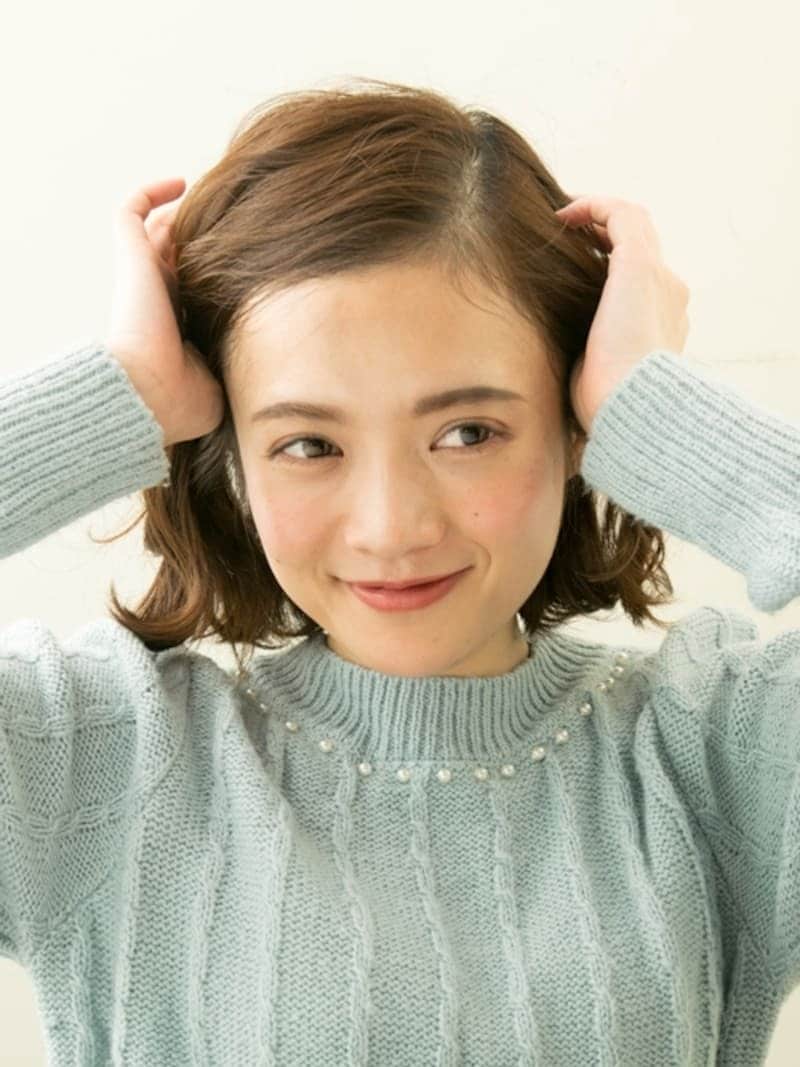 7:3で指でしっかり分けとります