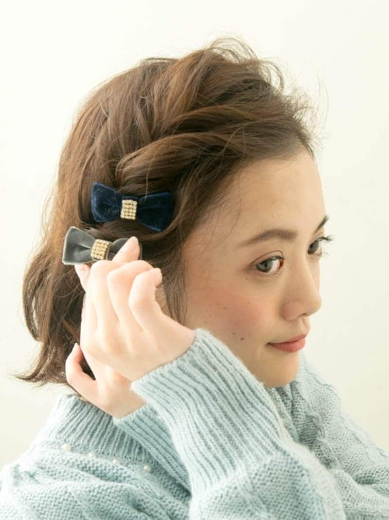 アクセサリーをつけます