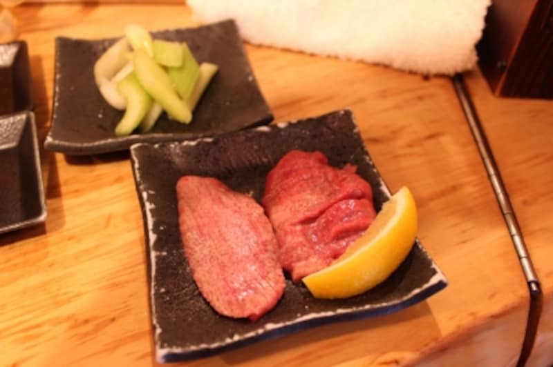 タン下、タン先、セロリの浅漬