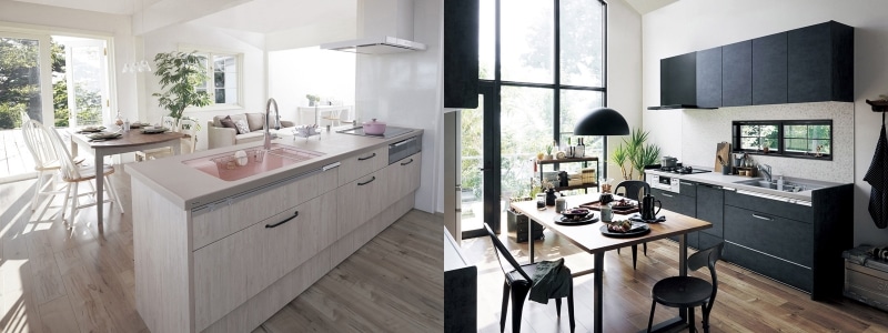 （左）「ラクシーナ イメージ（フレンチシック）」（右）「ラクシーナ イメージ（ヴィンテージ）」