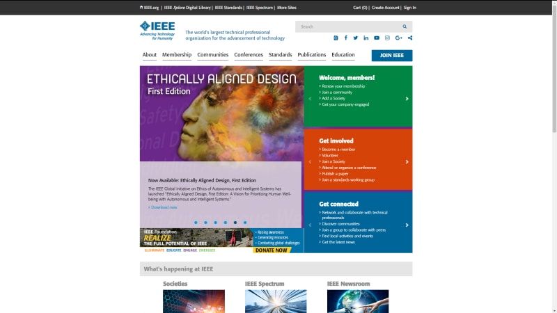 MACアドレスを管理しているIEEEのポータルサイト。