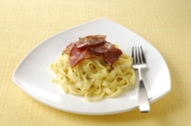 ベーコンパスタ
