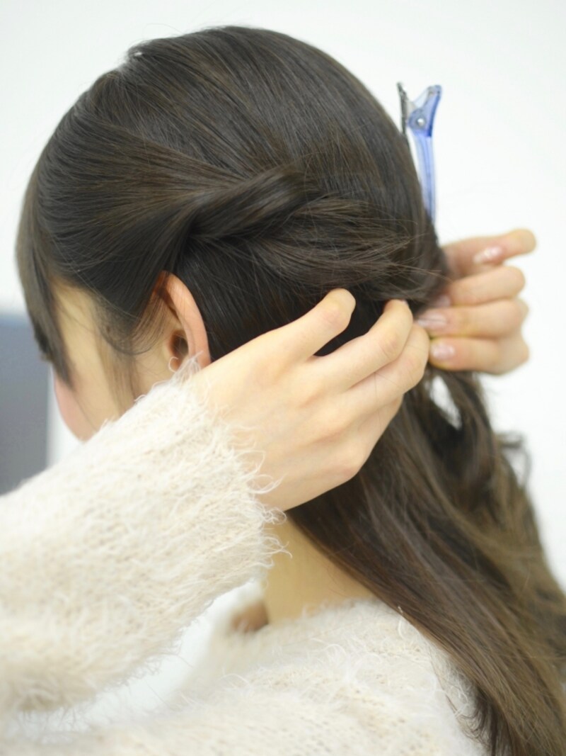 左側も同様にツイストしていく