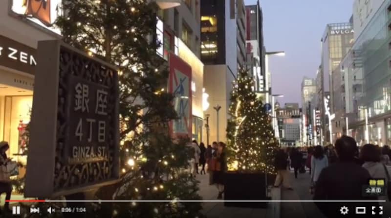 銀座のイルミネーションをiPhoneで撮る！