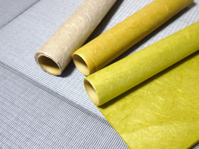 障子紙の色や柄はお好みで