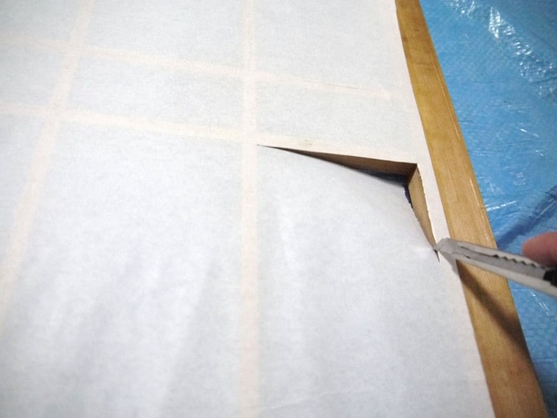 障子の部分補修：桟を傷つけないようにしましょう