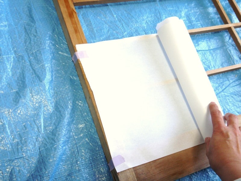 障子の張替え：格子に合ったサイズを