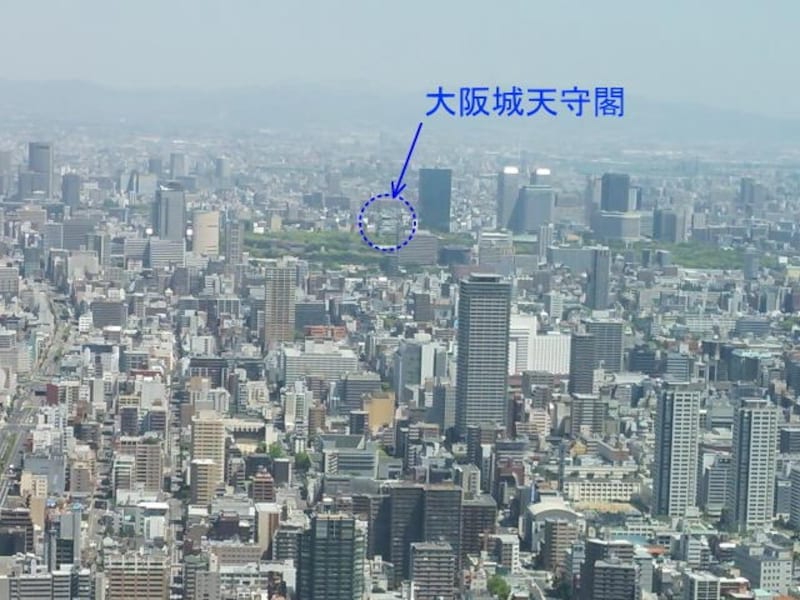 ハルカス300からの眺め(7)/北方向