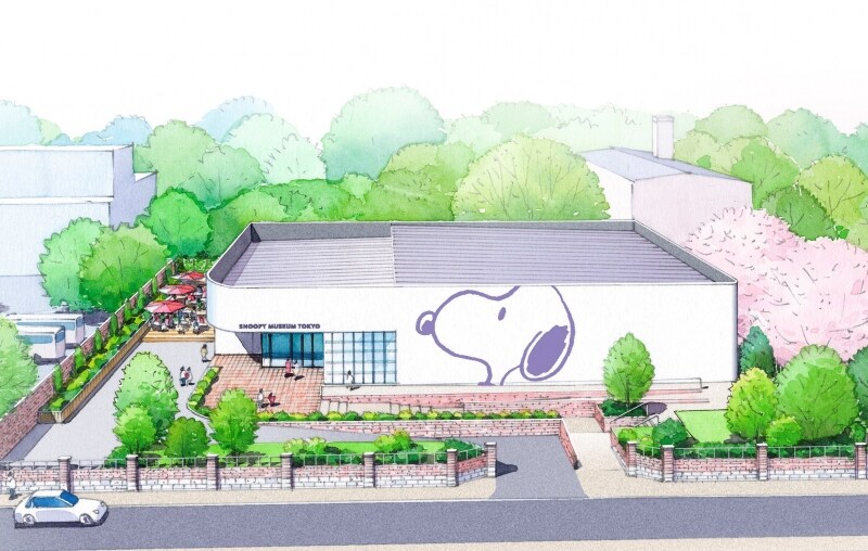 『スヌーピーミュージアム』イメージパース