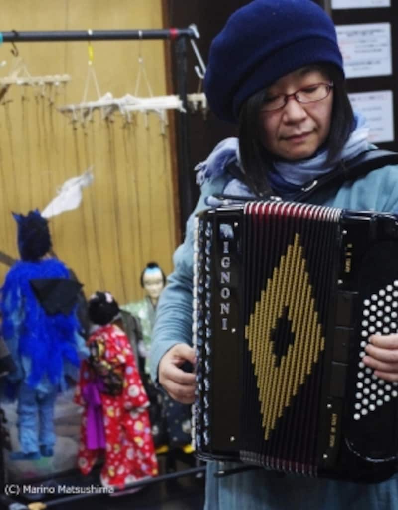 『泣いた赤鬼』稽古より。撮影：松島まり乃