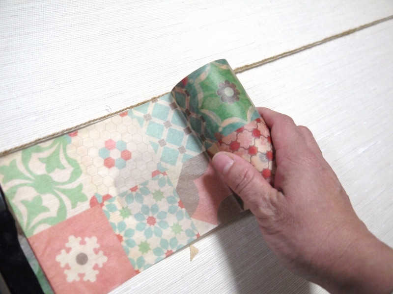 マスキングテープを使った、ふすまのアレンジDIYの方法