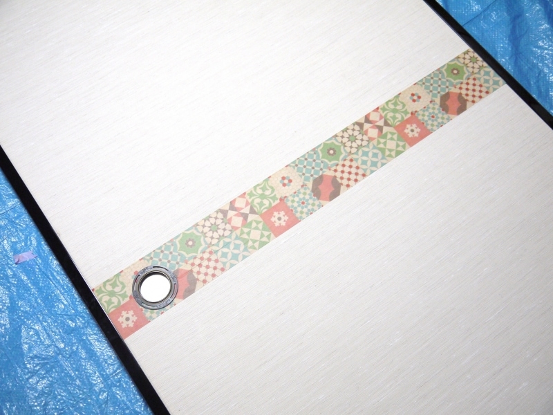 マスキングテープを使った、ふすまのアレンジDIYの方法