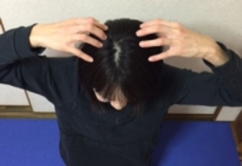 頭皮が軽く刺激される程度で気持ちよくマッサージをしましょう