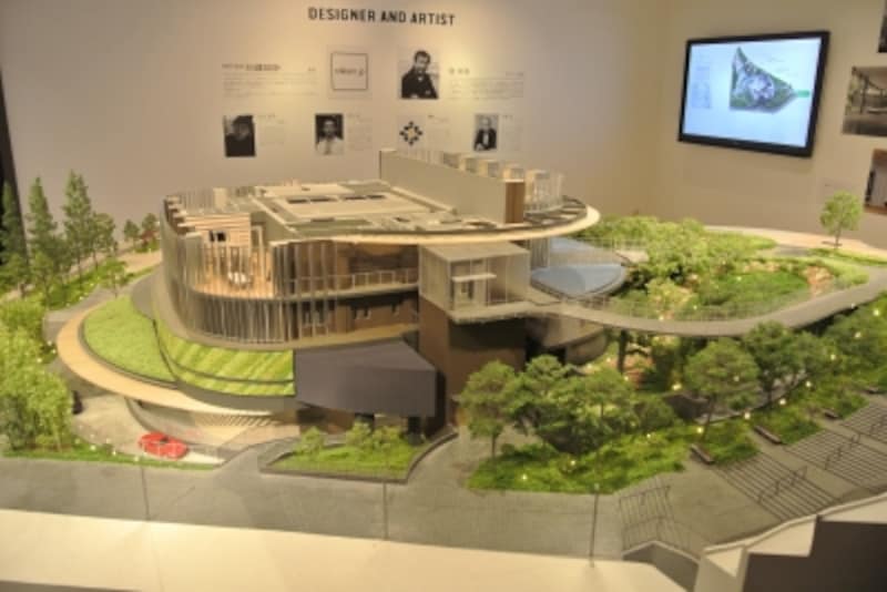 「パークコート赤坂檜町ザundefinedタワー」の完成予想模型