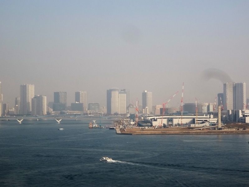 この日はあまり視界がよくなかった