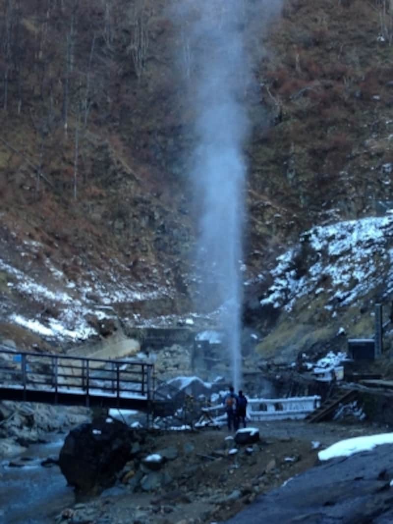 後楽館近くの噴泉