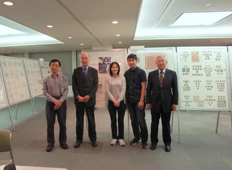 「第３回ヨーロッパ切手展」の出品者・スタッフの記念写真