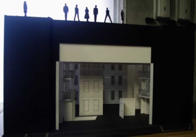 『ウェストサイド物語』セット模型(C)Marino Matsushima