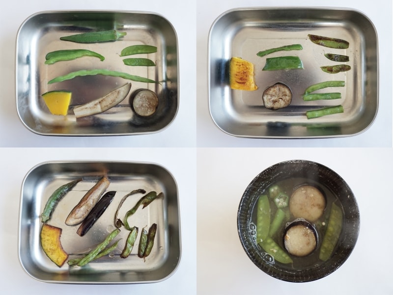 実野菜の冷凍保存